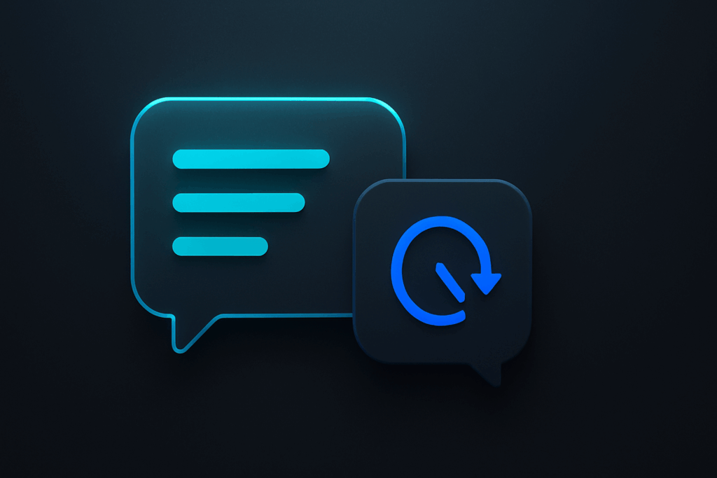 Illustration showing how WhatsApp autoresponder sends instant customer replies
