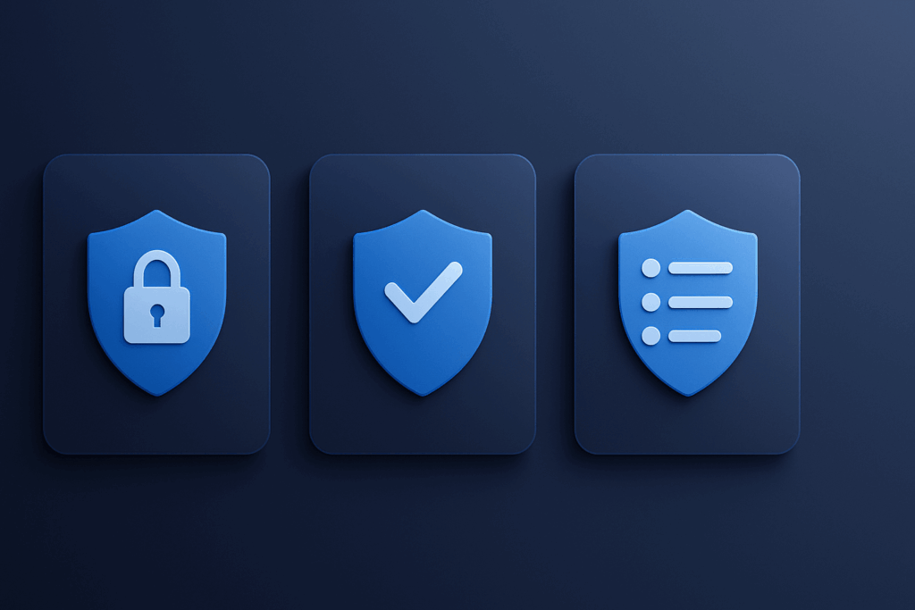 Hand tapping phone with green checkmark; lock-shield behind—illustrates explicit mobile consent and data security.
