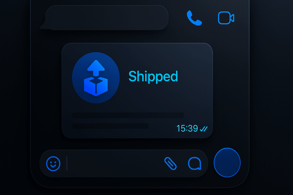 WhatsApp Order Tracking Automation Overview Header banner showing WhatsApp order tracking automation concept — customers receiving order updates directly on WhatsApp.
