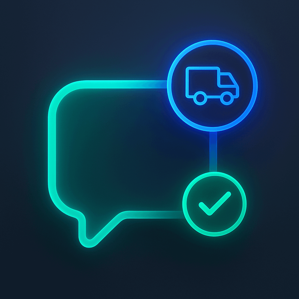 Promote Your WhatsApp Order Tracking Automation Social media preview card promoting WhatsApp order tracking automation with a clear call to start small and test updates.